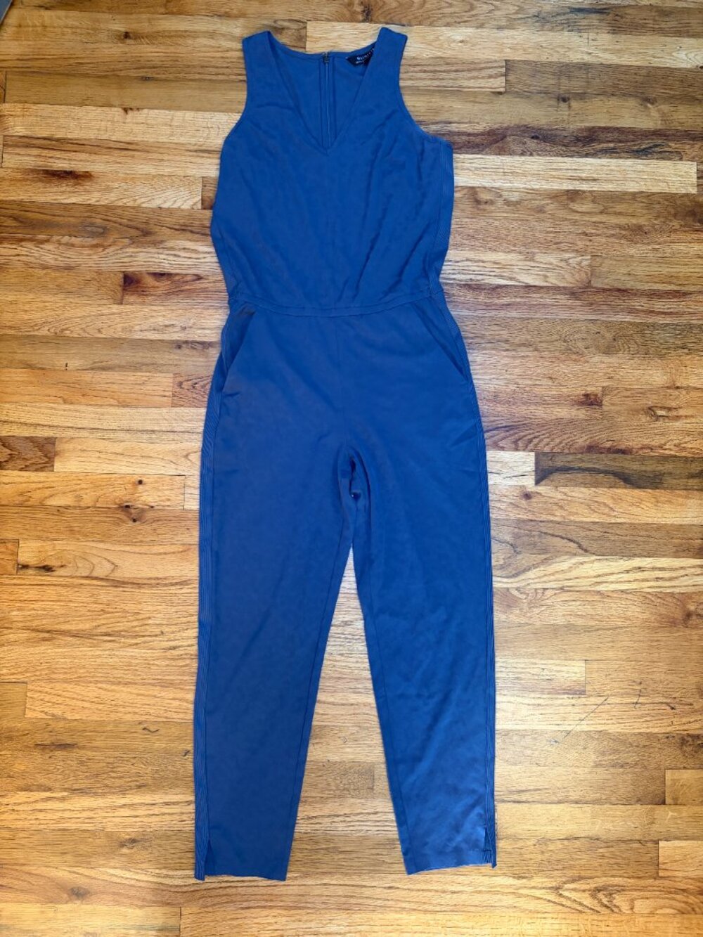 Athleta Royal Blue Sleeveless Jumpsuit - Picture 2 of 5